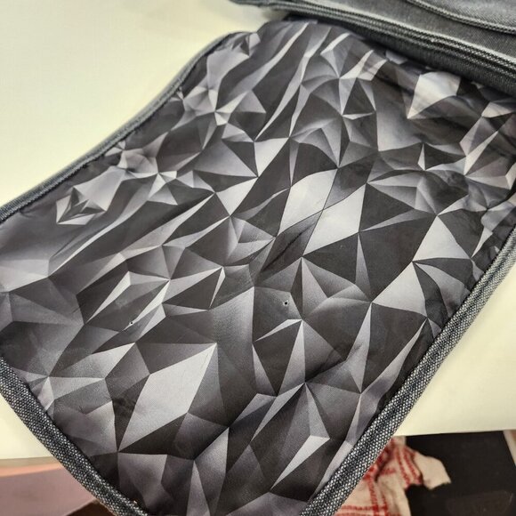 Kenneth Cole Reaction Canvas Backpack Factory Fade Blue / Gray - Picture 7 of 14